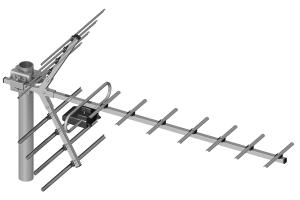 Antena telewizyjna DIPOL 16/21-48 DVB-T/T2 UHF ze wzmacniaczem LNA-177
