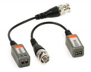 Transformator video Etrix 1VP-C z wtykiem BNC na kablu