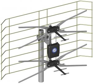 Antena ASP-4 DVB-T/T2 z symetryzatorem