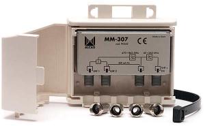 Zwrotnica MM-307 UHF-UHF-VHF/FM na złączach F Alcad