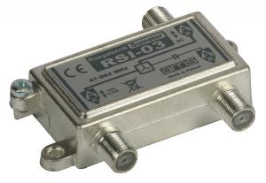 Rozgałęźnik RSI-03 TV/FM 1/2 z jednym przejściem DC AMS