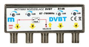 Rozgałęźnik sygnału R14R DVB-T ze wzmacniaczem