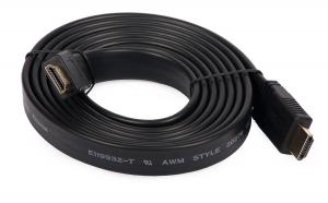 Przewód HDMI 2 m 28AWG płaski v1,4 High Speed Cable with Ethernet