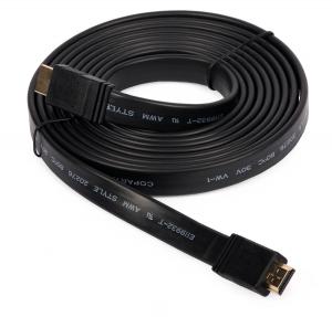 Przewód HDMI 3 m 28AWG płaski v1,4 High Speed Cable with Ethernet