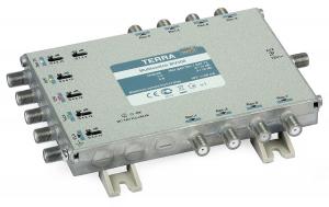 Multiswitch MV-508 Terra klasa A 5-wejściowy 8-wyjściowy z regulacją wzmocnienia IF