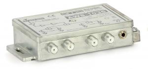 Wzmacniacz antenowy wewnętrzny AWS-1036 SilverLine 1-wejście 4 wyjścia regulowane