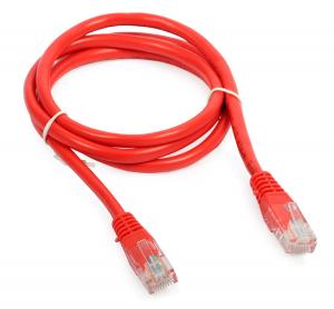 Patchcord UTP 1 m kat, 5e czerwony
