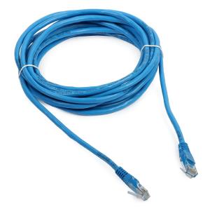 Patchcord UTP 5 m kat, 5e niebieski