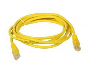 Patchcord UTP 2 m kat, 5e żółty