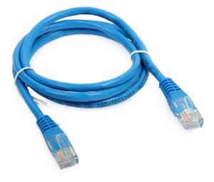 Patchcord UTP 1 m kat, 5e niebieski