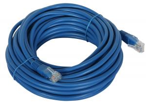 Patchcord UTP 10 m kat, 5e niebieski