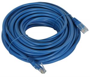 Patchcord UTP 15 m kat, 5e niebieski