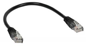 Patchcord UTP 025 m kat, 5e czarny