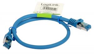 Patchcord S/FTP 05 m kat, 6A niebieski