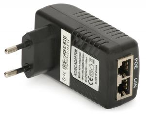 Zasilacz PoE 24VDC/1A dogniazdowy
