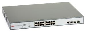 Switch PoE ULTIPOWER 2216af 16xFE(16xPoE) 2xGE 2xSFP (Combo) 802,3af 250 W
