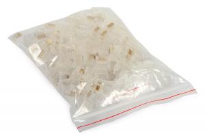 Wtyk modularny RJ-45  8PIN kat, 6 na drut opakowanie 100 szt,