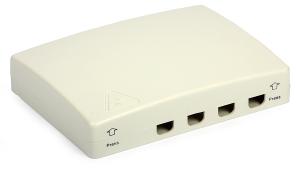 Puszka abonencka ULTIMODE TB-04H (wewnętrzna max, 4 spawy 4 adaptery typu SC simplex tacka dodat...
