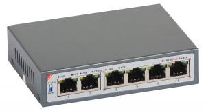 Switch PoE ULTIPOWER 0064afat 6xFE(4xPoE) 802,3af/at 65 W
