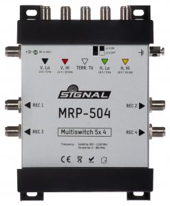 Multiswitch MRP-504 Signal 5/4 z pasywnym torem TV naziemnej