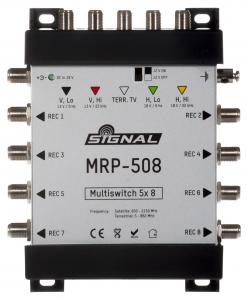 Multiswitch MRP-508 Signal 5/8 z pasywnym torem TV naziemnej
