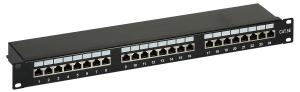 Patch Panel 1U FTP cat, 5e 24 porty