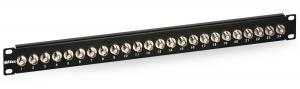 Patch Panel 24 porty BNC (podwójne gniazdo)