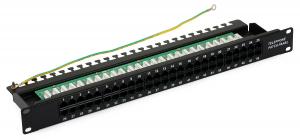 Patch Panel 50 portów 8P4C + uchwyt na kable