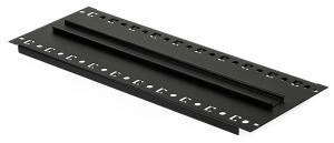 Blacha montażowa 4U z szyną DIN-TH35-24xS do szaf RACK19";GRUPASA"