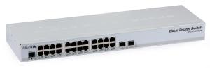 Router Cloud Switch CRS326-24G-2S+RM (800 MHz RAM 512 MB 24x10/100/1000 Mb/s 2xSFP+)