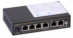 Switch PoE ULTIPOWER PRO0064afat 6xFE(4xPoE), 802.3af/at 65W, PoE Auto Check