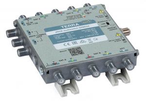 Multiswitch przelotowy SRM-524 Terra z aktywnym torem FM/DAB/DVB-T i wbudowanym AGC  - klasa A s...