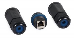 Gniazdo wodoodporne podwójne 2x RJ45 ekranowane kat, 6 LogiLink NP0080