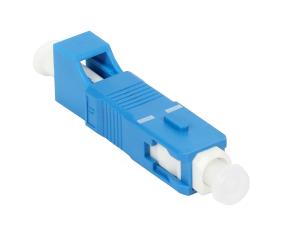 Adapter jednomodowy SC/UPC męski - LC/UPC żeński