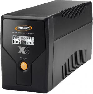 UPS Infosec X3 EX 800 LCD USB FR/SCHUKO (800VA/480W)