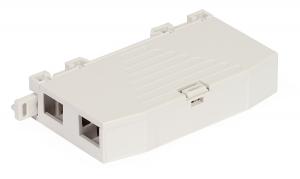 Puszka światłowodowa FTTH DIN 2xSC simplex