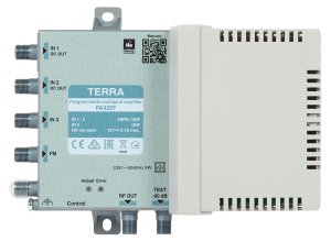 Wzmacniacz kanałowy PA420T FM+UHF+2xVHF/UHF TERRA z AGC programowany cyfrowo