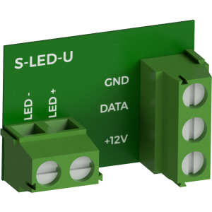 S-LED-U miniaturowy sterownik oświetlenia LED napięciowy (napięcie 12V, prąd max. 8A)