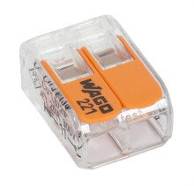 Złącze WAGO 221-412 COMPACT max, 4 mm2 2-przewodowe /100 sztuk/
