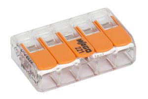 Złącze WAGO 221-415 COMPACT max, 4 mm2 5-przewodowe /25 sztuk/