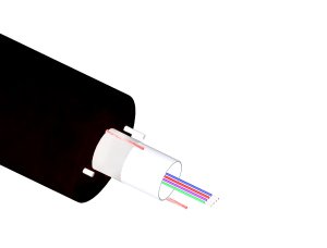 Kabel światłowodowy doziemny ZTT DAC 4J 9/125 G.652D 1,5 kN czarny UV odporny