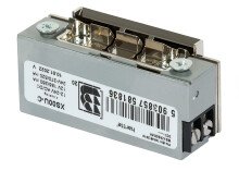 Elektrozaczep XS00U-C HARTTE wąski niskoprądowy z wyślizgiem do pracy ciągłej 12-24 V AC/DC BIRA