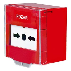 APPK Przycisk ostrzegania pożarowego (klapka zabezpieczająca czerwony) Yotogi