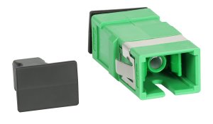 Adapter jednomodowy SC/APC simplex bez flanszy