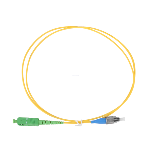 Patchcord FC/UPC-SC/APC 2.0MM G657A2 LSZH yellow ,1M  TGlass
