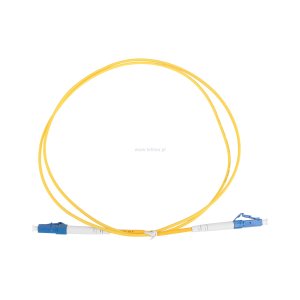 Patchcord LC/UPC-LC/UPC 2.0MM G657A2 LSZH yellow ,1M  TGlass