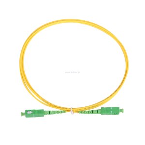 Patchcord SC/APC-SC/APC 2.0MM G657A2 LSZH yellow ,1M  TGlass
